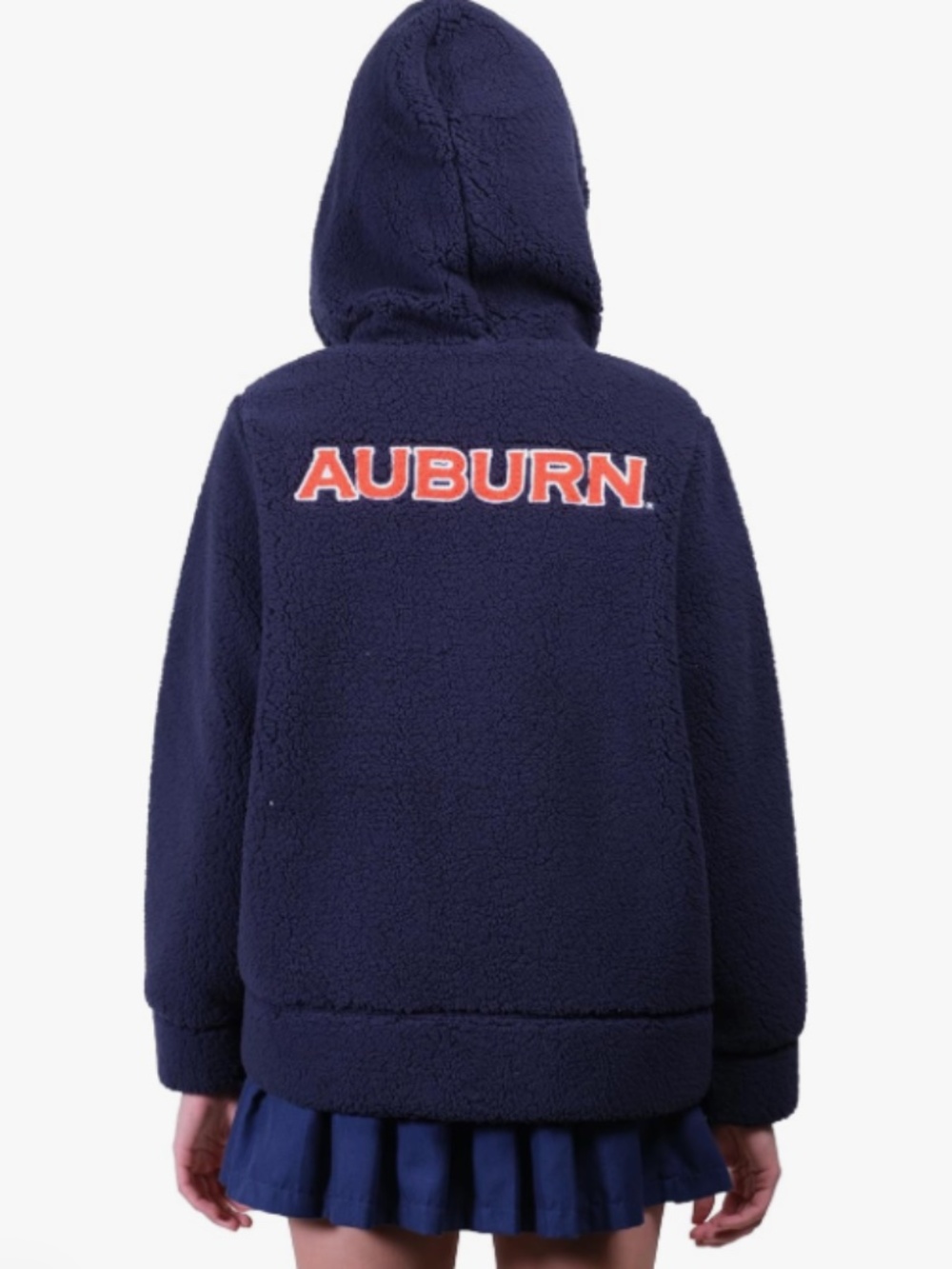 Ultra Game Women's NCAA Official Super Soft Sherpa Full Zip Hoodie Sweatshirt